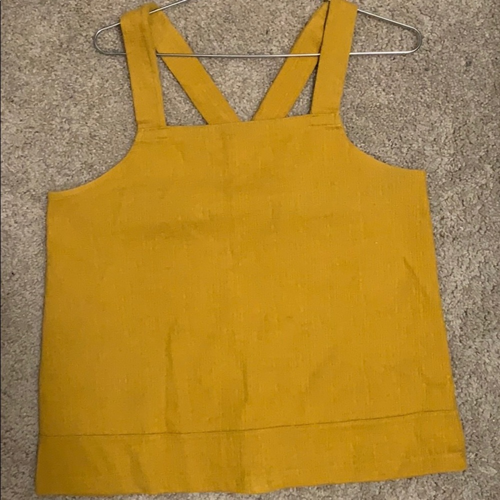 Madewell Musturd Top.